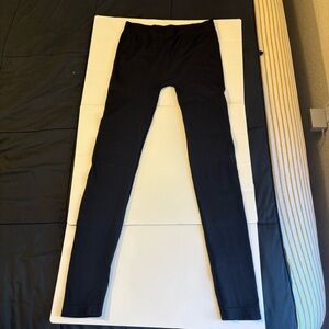 Black Super Opaque‎ Footless Tights with SmartTemp Tech (Size S)